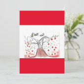 Mairy Tale Fall Card Einladung (Stehend Vorderseite)