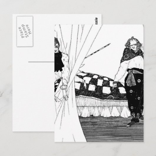 Mairy Tale - Illustration 5 Postkarte (Vorne/Hinten)