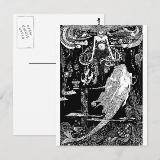 Mairy Tale - Illustration 6 Postkarte (Vorne/Hinten)