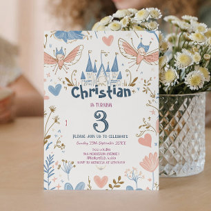 Mairy Tale Kindergeburtstag Party Einladung