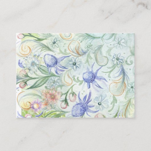 Mairy Tale Unicorn Wedding Information Card Begleitkarte (Rückseite)