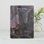 Mairy Tale Wedding - Save the Date flache Karte (Stehend Vorderseite)