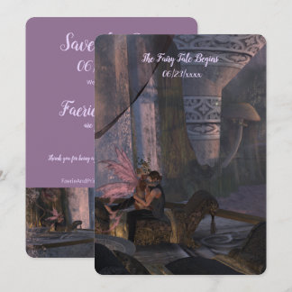 Mairy Tale Wedding - Save the Date flache Karte