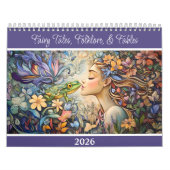 Mairy Tales, Folklore und Fables 2026 2-Seiten Kalender (Titelbild)