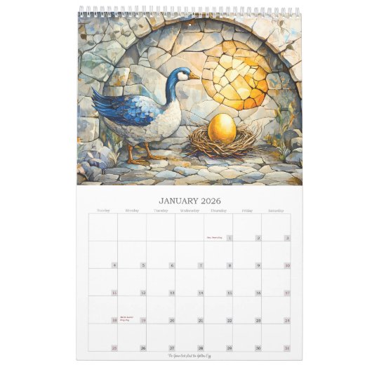 Mairy Tales, Folklore und Fables 2026 Single Page Kalender (Jan 2026)