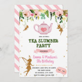 Mairy Tee-Schlitten-Einladung Einladung (Vorne/Hinten)