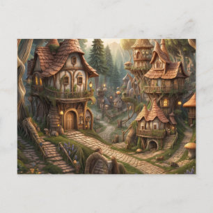 Mairy Town Postcard Feiertagspostkarte