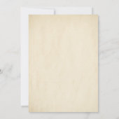 Mairytale Altes Schloss Vintages Brautparty Einladung (Rückseite)