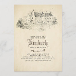 Mairytale Altes Schloss Vintages Brautparty Einladung