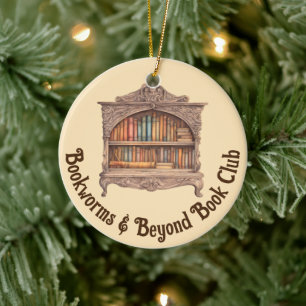 Mairytale Bibliothek Keramik Ornament