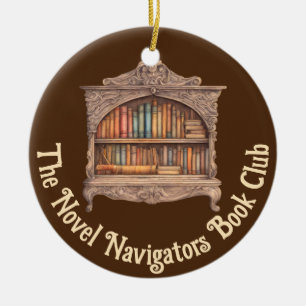 Mairytale Bibliothek Keramik Ornament