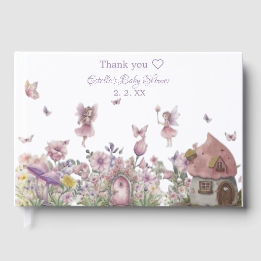 Mairytale keepake Baby Shooze Gästebuch (Vorderseite)