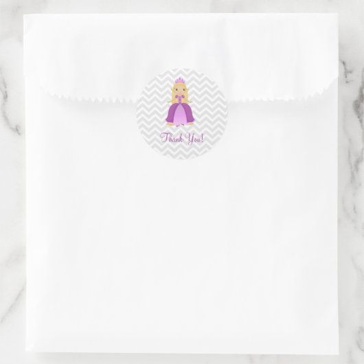 Mairytale Lila Prinzessin Danke Stickers (Tasche)