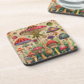 Mairytale Mushrooms Getränkeuntersetzer (Linke Seite)