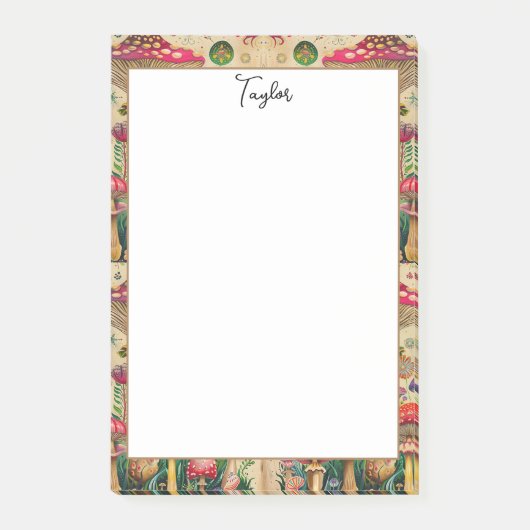 Mairytale Mushrooms Post-it Klebezettel (Vorderseite)