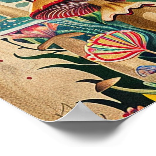 Mairytale Mushrooms Poster (Ecke)