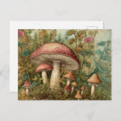 Mairytale Mushrooms Postkarte (Vorne/Hinten)