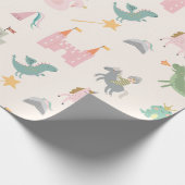 Mairytale Niedlich Dragon Geschenkpapier (Ecke)