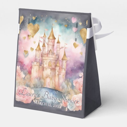 Mairytale Princess Baby Dusche Geschenkschachtel (Rückseite)