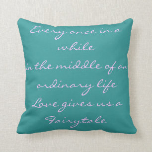Mairytale Quote Throw Kissen