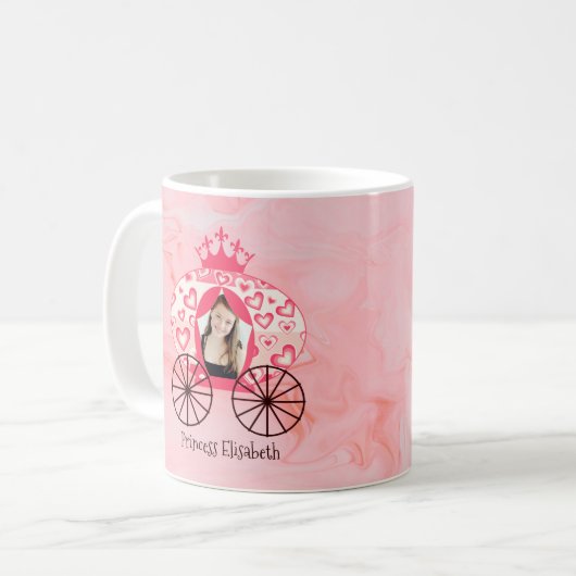 Mairytale Royal Princess Carriage Girl Kaffeetasse (Vorderseite Links)