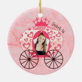 Mairytale Royal Princess Carriage Girl Keramik Ornament (Hinten)