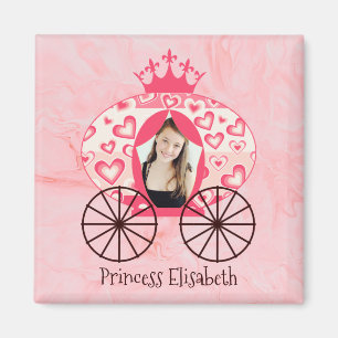 Mairytale Royal Princess Carriage Girl Magnet