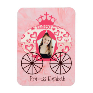 Mairytale Royal Princess Carriage Girl Magnet