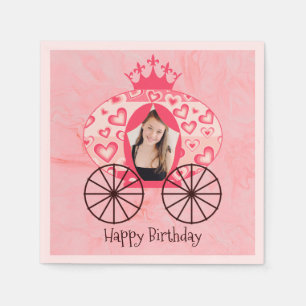 Mairytale Royal Princess Carriage Girl Serviette