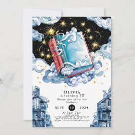 Mairytale Simple Enchanted Storybook Geburtstag Einladung