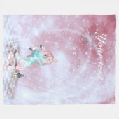 Mairytale Unicorn Fleecedecke (Vorderseite (Horizontal))