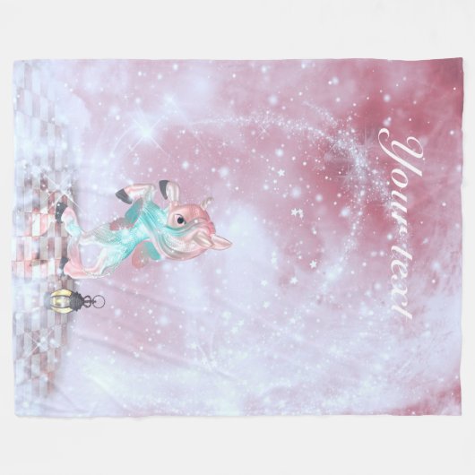 Mairytale Unicorn Fleecedecke (Vorderseite (Horizontal))