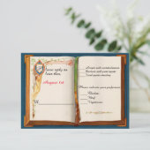 Mairytale Wedding Response Card RSVP Karte (Stehend Vorderseite)