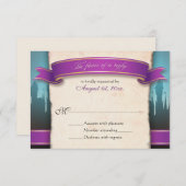 Mairytale Wedding RSVP Replik Cards (Vorne/Hinten)