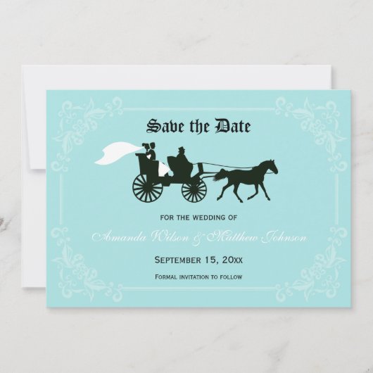 Mairytale Wedding Save the Date Cards (Vorderseite)