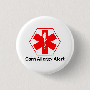 Mais-Allergie-Warnung Button