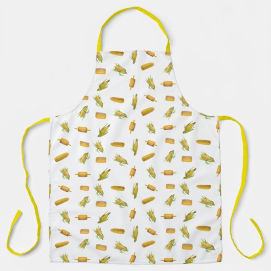 Mais auf dem Cob-Muster Schürze (Vorderseite)