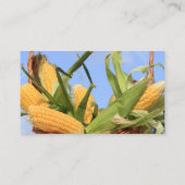 Mais auf der Cob Business Card Visitenkarte (Rückseite)