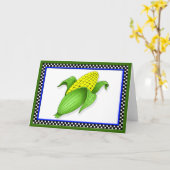 Mais auf der Cob-Grußkarte Karte (Gelbe Blume)