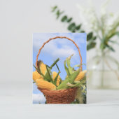 Mais auf der Cob-Postkarte Postkarte (Stehend Vorderseite)