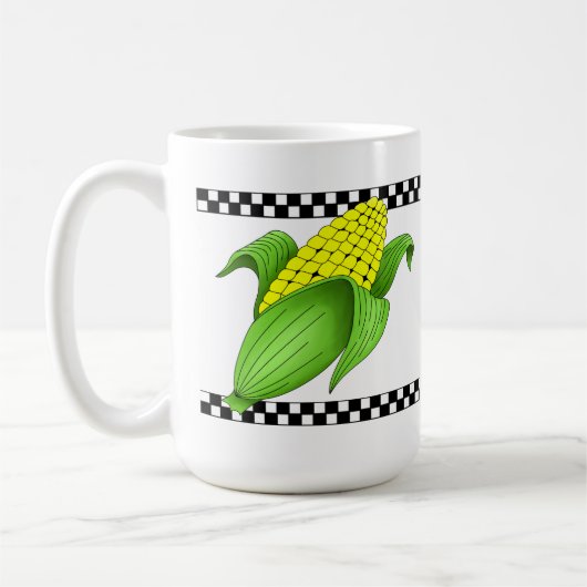 Mais auf der Cob-Tasse Kaffeetasse (Links)