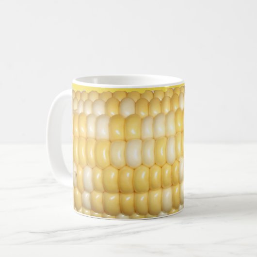 Mais auf der Cob-Tasse Kaffeetasse (Vorderseite Links)
