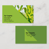Mais-Blätter Visitenkarte (Vorne/Hinten)