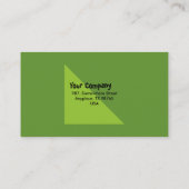 Mais-Blätter Visitenkarte (Rückseite)