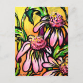 Mais-Blumen Postkarte (Vorderseite)