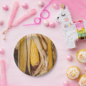 Mais Cobb auf Stiel Pappteller (Party)