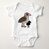 Mais Crake mit Baby Baby Strampler (Vorderseite)