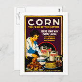 Mais - Das Essen der Nation Postkarte (Vorne/Hinten)