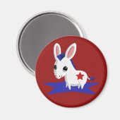 Mais, der demokratische Esel Magnet (Vorderseite/Rückseite)