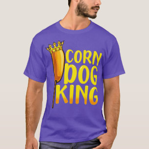 Mais Dog King Funny Corndog Hot Dog Wurst T-Shirt